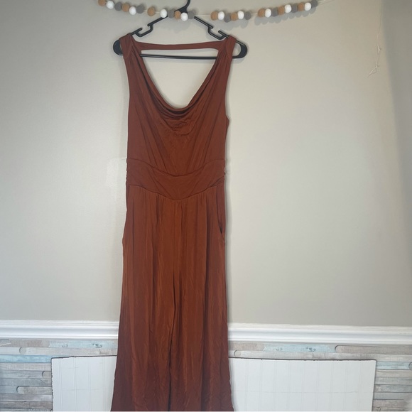 Anthropologie Maeve enchantment romper women’s small s copper jumpsuit - Picture 5 of 8